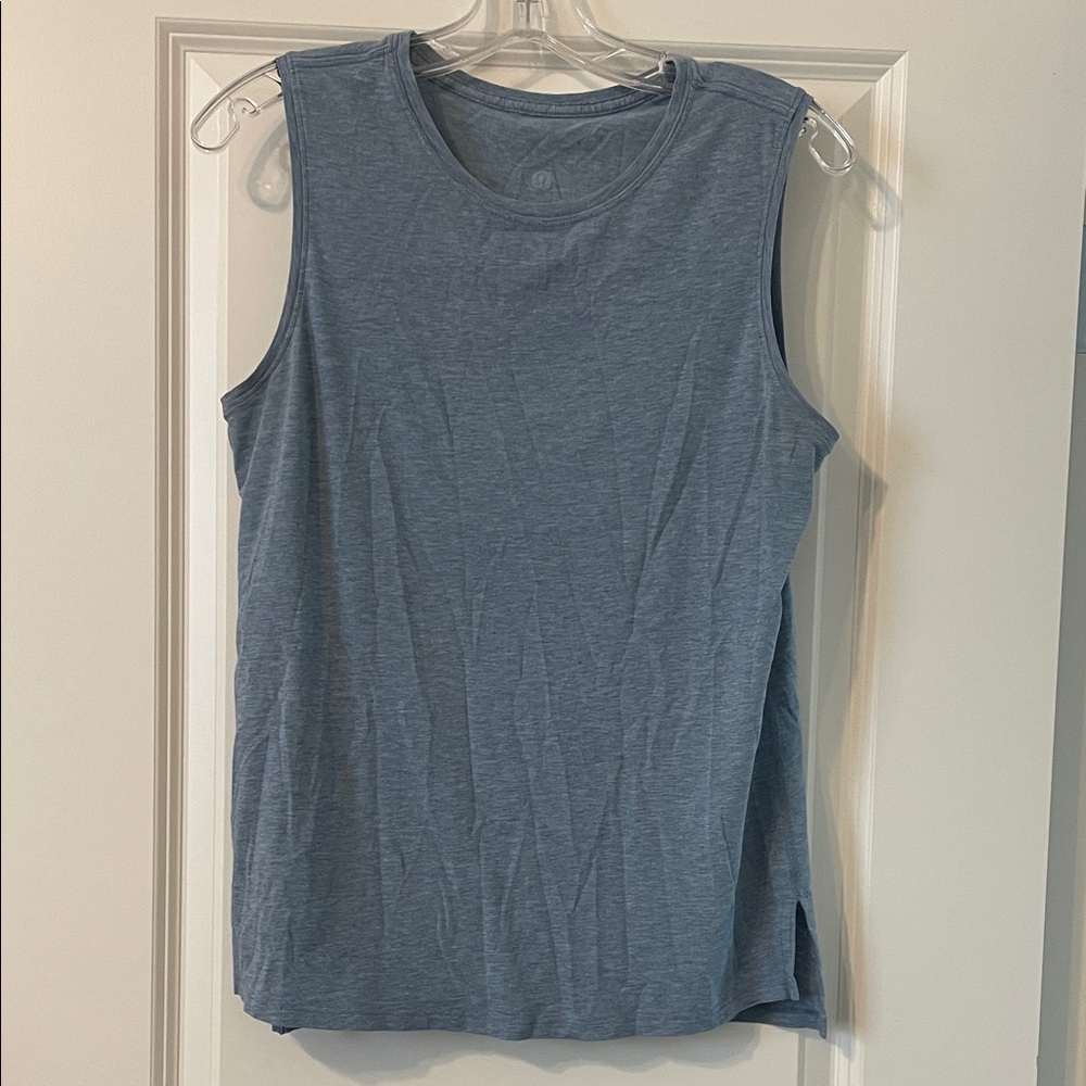 Lululemon athletica Heathered Blue Muscle Tee
